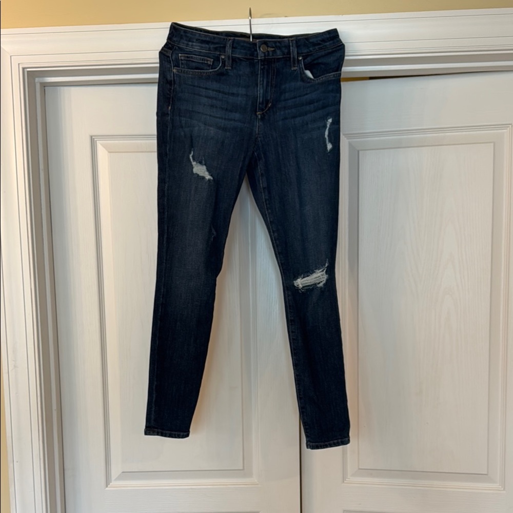 Joe's Jeans Blue Skinny Distressed Denim
